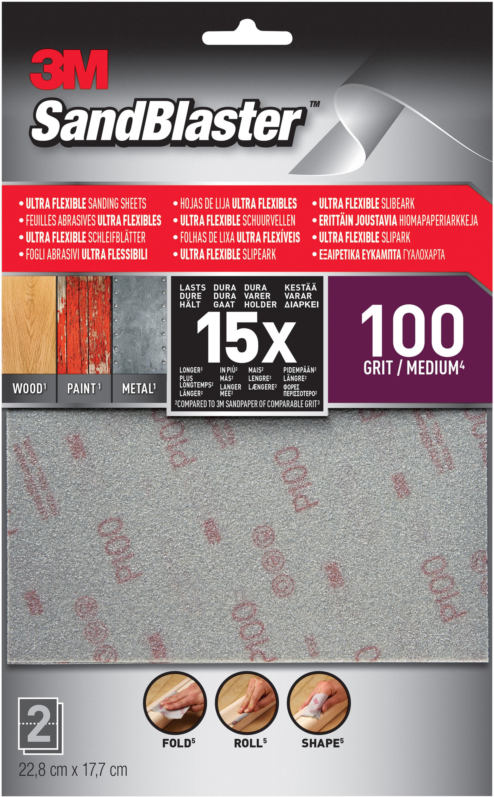 Lot De Feuilles Abrasives M Ultraflex X Mm Grains