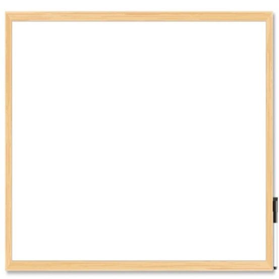Tableau blanc / tableau d'écriture pour bureau ou maison 30 x 40 cm avec  cadre en bois