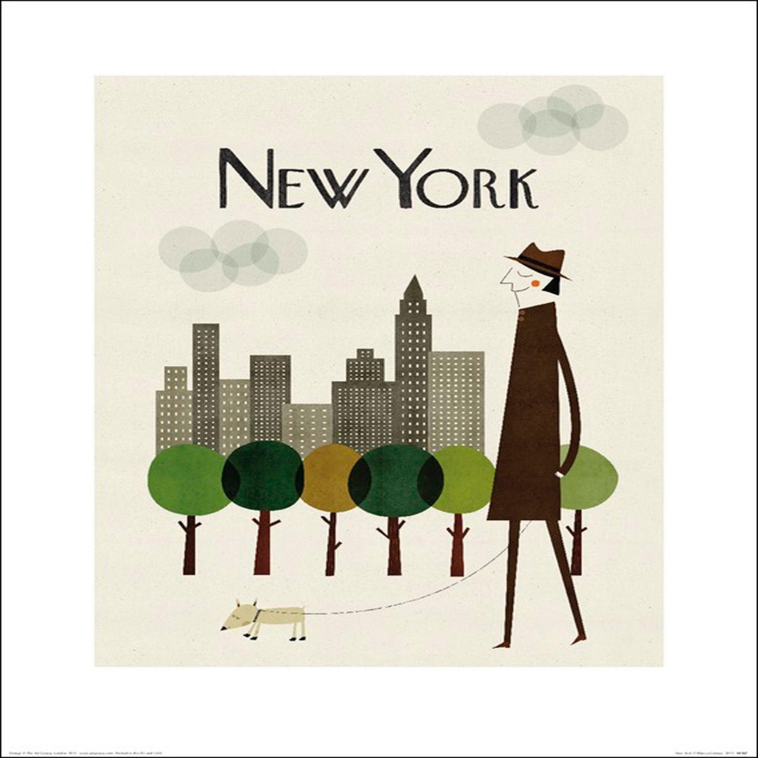 Affiche New york l.40 x H.50 cm