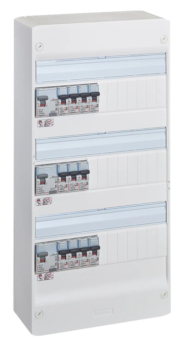 Coffret électrique pré-équipé GE entre 35 m2 et 60 m2 - 078254