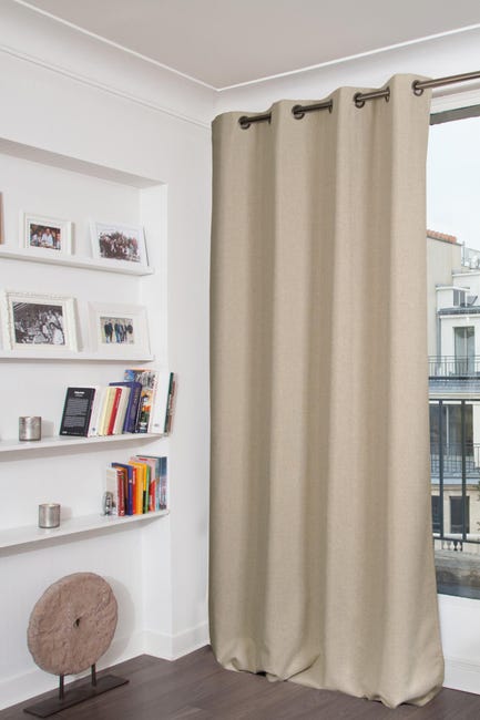 Rideau Occultant Colorado Beige Clair L 135 X H 260 Cm Leroy Merlin Rideau Occultant Colorado Beige Clair L 135 X H 260 Cm Leroy Merlin