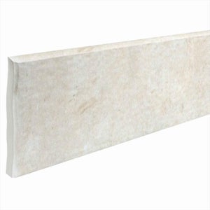 Plinthe grès cérame émaillé effet bois beige 8 x 66.2 cm Sandalo