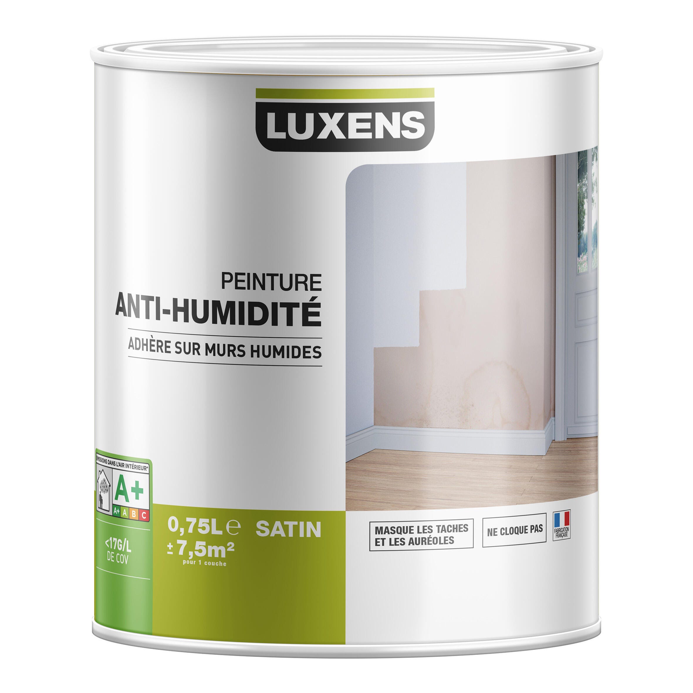 Peinture Anti-humidité 0.75 litre blanc - ARCASREEN