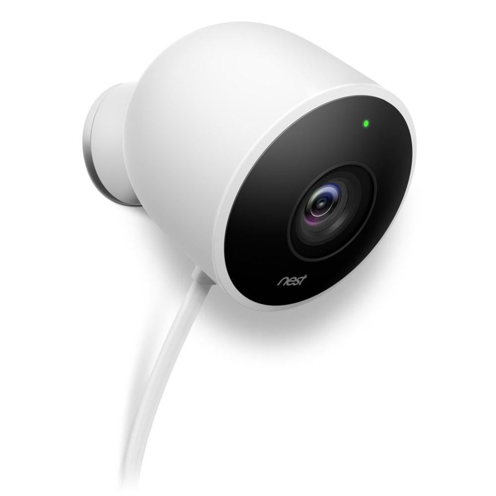 Caméra de surveillance sans fil Bluetooth Google Nest Cam  intérieure-extérieure Blanc neige - Caméra de surveillance