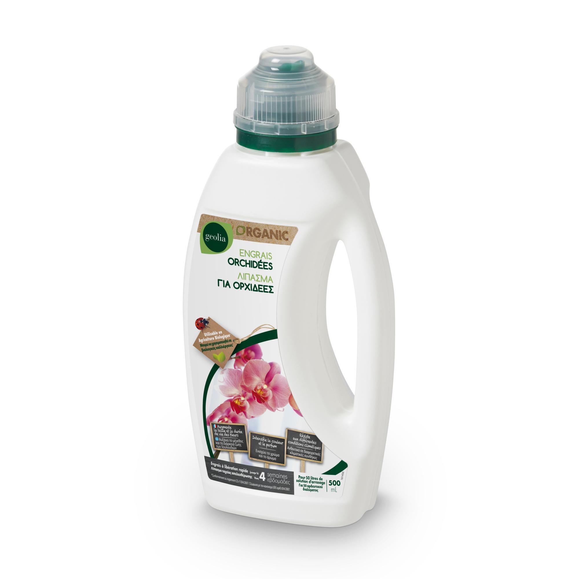 Saniflor engrais liquide Orchidée 0.5 L - Central Jardin