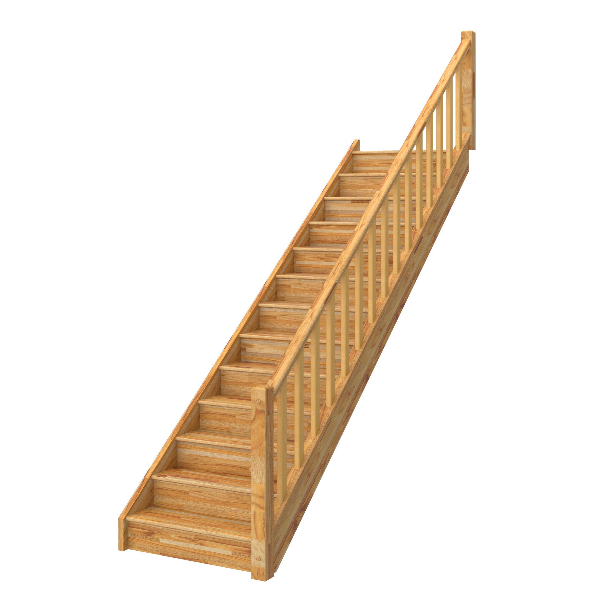 SOCLE EN HÊTRE – Jouer sur la hauteur totale de votre escalier
