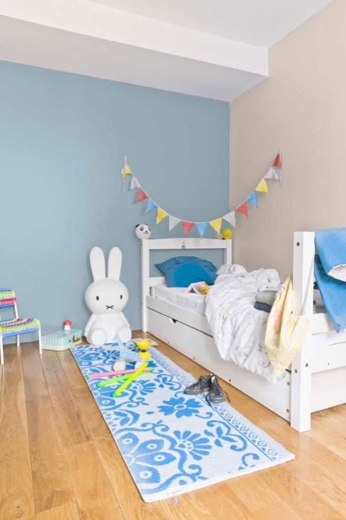 Peinture Mur Et Boiserie Chambre D Enfants Ripolin Bleu Polaire Satine 0 5 L Leroy Merlin