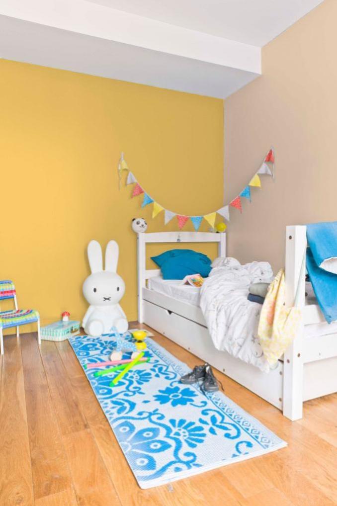 Peinture Mur Et Boiserie Chambre D Enfants Ripolin Jaune Mimosa Satine 2 5 L Leroy Merlin