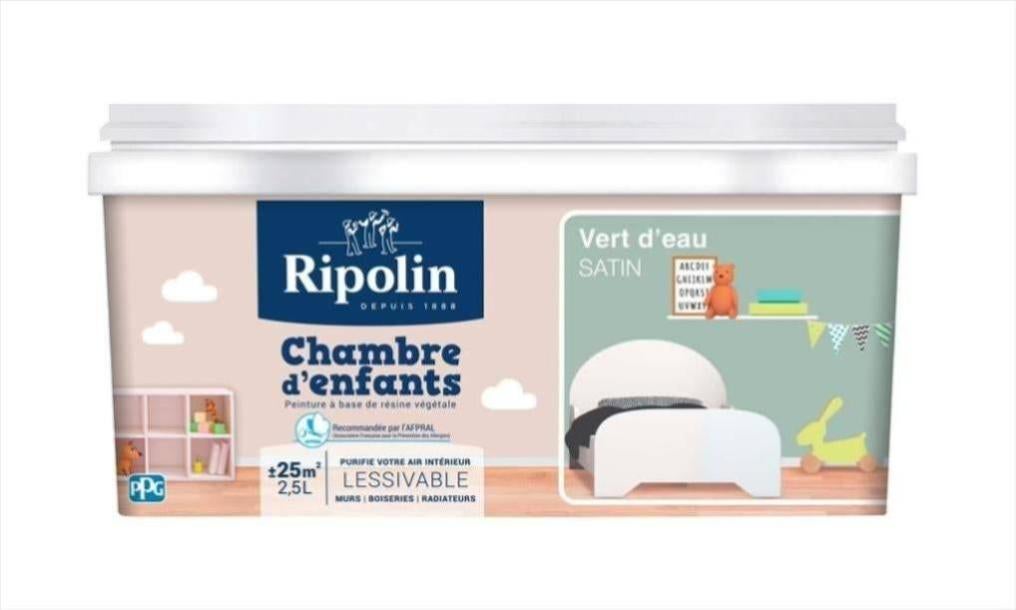 Peinture Mur Boiserie Radiateur Chambre Enfants Ripolin Vert D Eau Satine 2 5 L Leroy Merlin Peinture Mur Boiserie Radiateur Chambre Enfants Ripolin Vert D Eau Satine 2 5 L Leroy Merlin