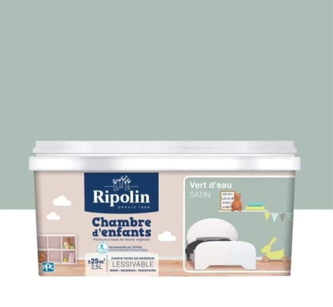 Peinture Mur Et Boiserie Chambre D Enfants Ripolin Vert D Eau Satine 2 5 L Leroy Merlin Peinture Mur Et Boiserie Chambre D Enfants Ripolin Vert D Eau Satine 2 5 L Leroy Merlin
