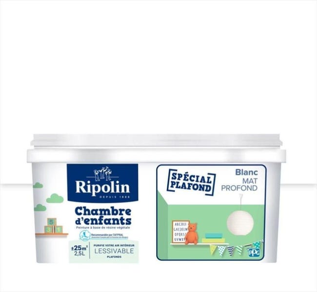 Peinture Mur Et Boiserie Chambre D Enfants Ripolin Blanc Satine 2 5 L Leroy Merlin Peinture Mur Et Boiserie Chambre D Enfants Ripolin Blanc Satine 2 5 L Leroy Merlin