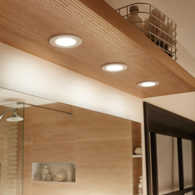 Kit 3 Spots Encastrer Salle De Bains Bazao Fixe INSPIRE LED Int gr e kit-3-spots-encastrer-salle-de-bains-bazao-fixe-inspire-led-int-gr-e