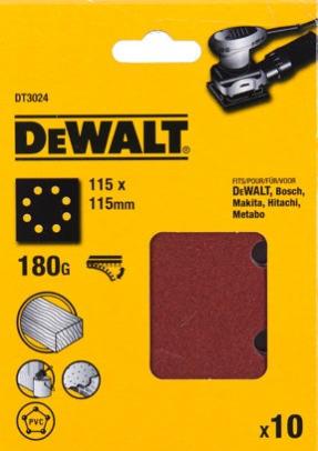 Disque abrasif DEWALT DTM8684, 225 x 225 mm, grains 150