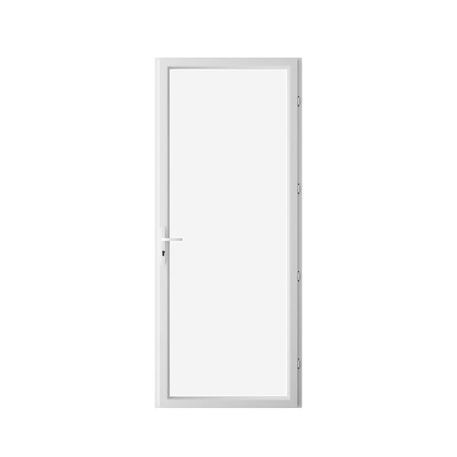 Fenêtre PVC blanc oscillo-battante 1 vantail droit + volet roulant h.95 x  l.80 cm - Brico Dépôt