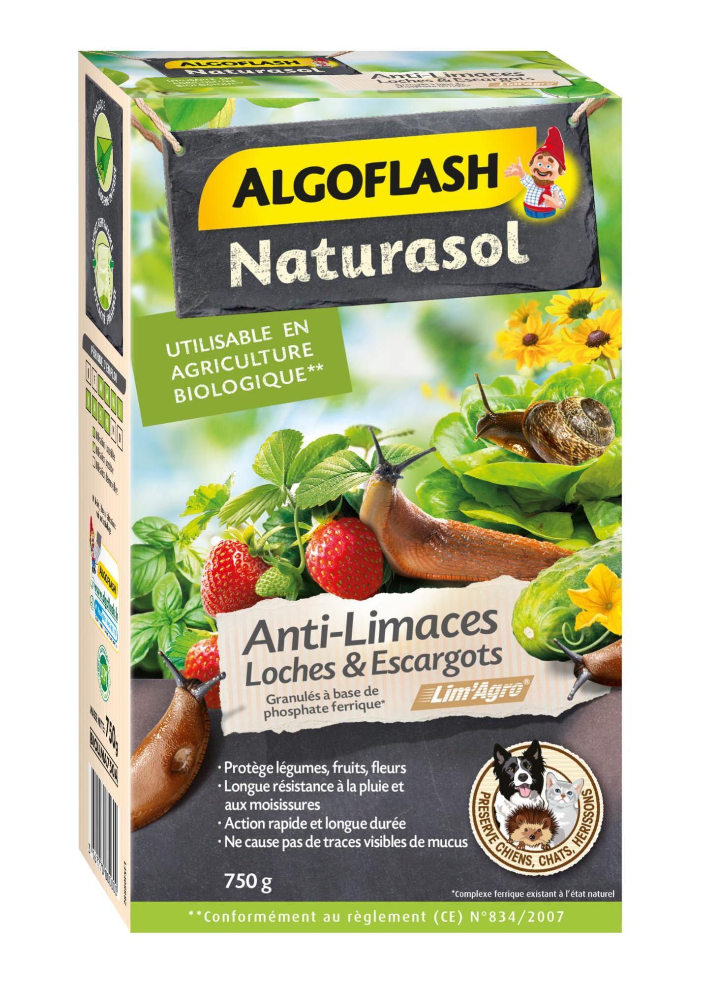 Antilimaces ALGOFLASH NATURASOL, 750 g