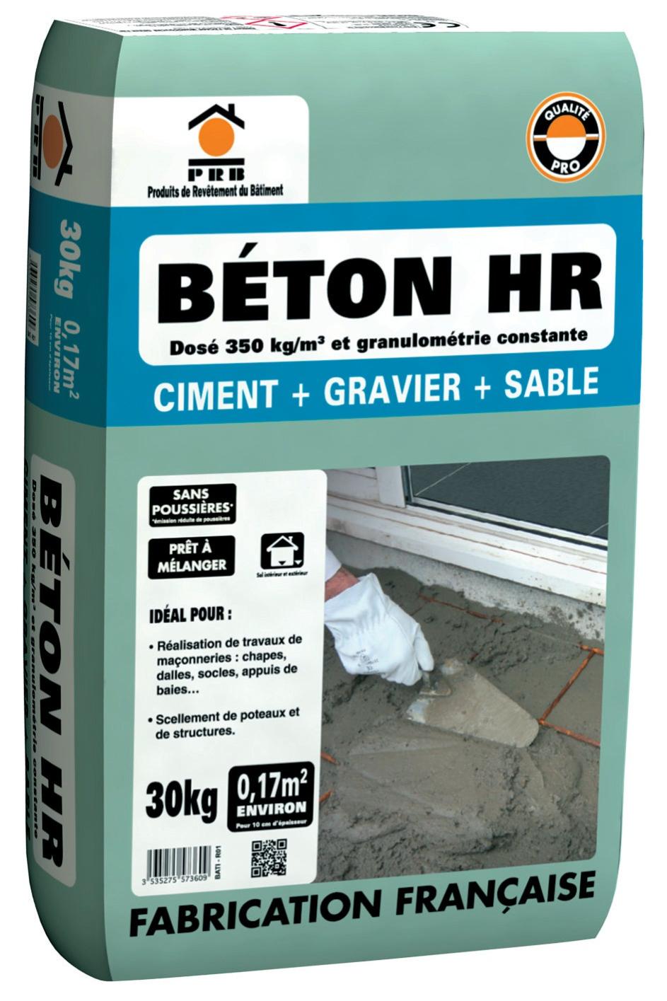 Calcul sac de beton tout pret pour dalle best sale