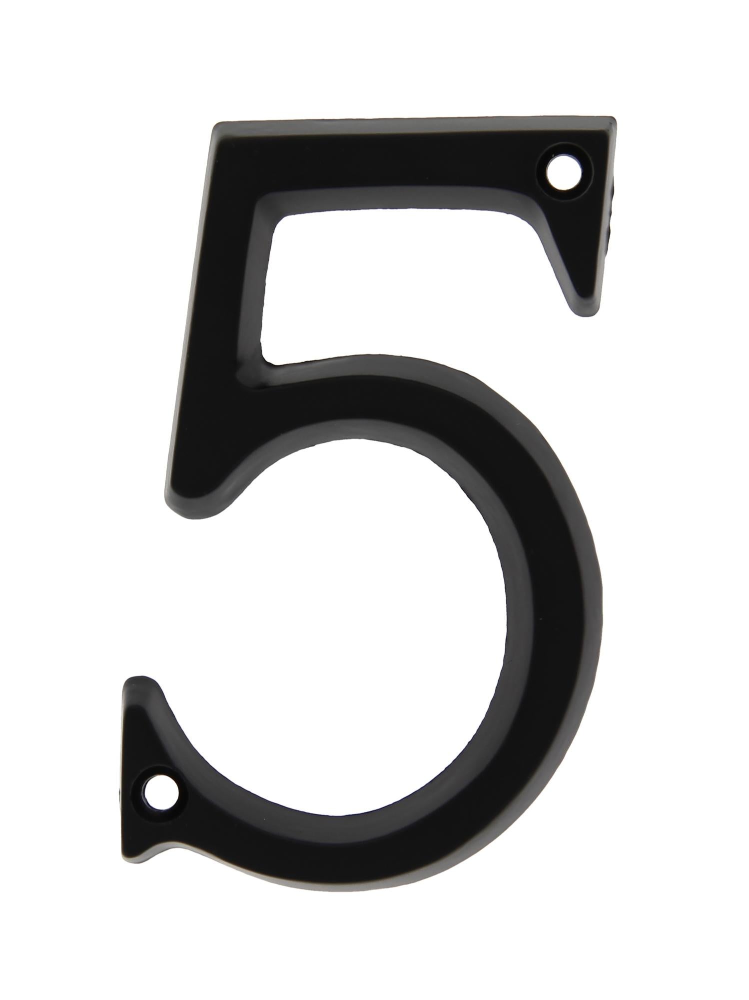 Chiffre 5 En Zamak Peint H 9 5 X L 6 Cm Leroy Merlin