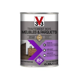 Rénovateur bois Broszio Tools 4 en 1 | Vernis bois 500 ml | Peinture bois  extérieur intérieur | Ravive bois meuble parquet