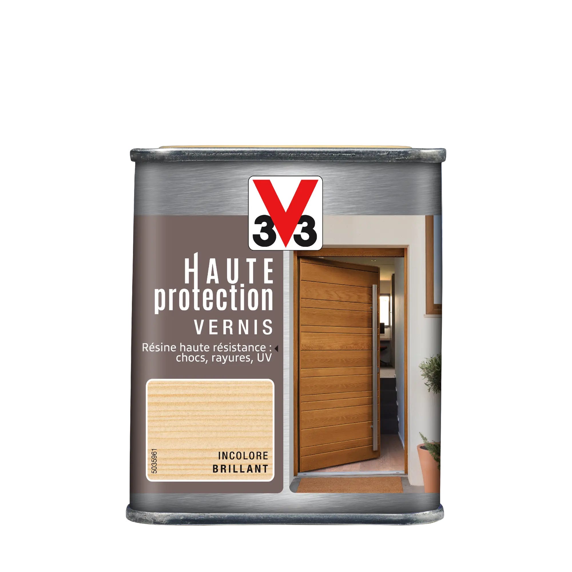 Vernis Bois Extérieur - Opaque - Haute Protection - Opaque V33 - Porte ou  fenêtre, Volets, Pergola, Portail