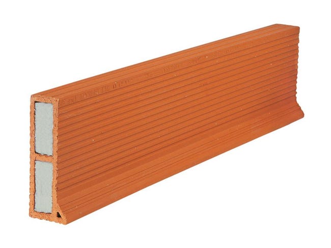 Planelle terre cuite P.80 x Ep.11 cm-TERREAL | Leroy Merlin