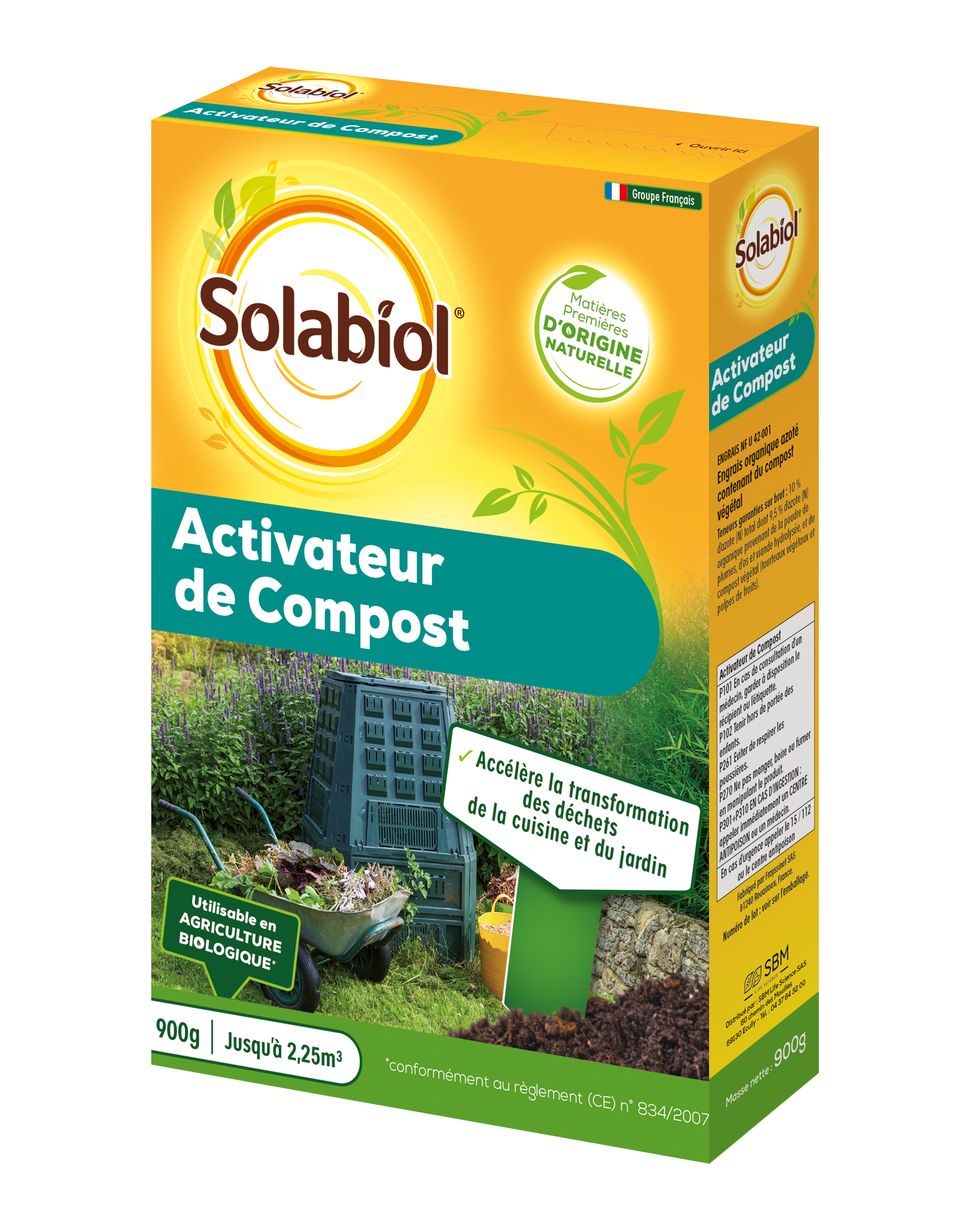 Compost Organique Rapide BIOFLOWER Accélérateur de Décomposition 2Kg