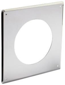 Maintien Au Sol Réglable POUJOULAT MSR 80/130 PGI – Noir, Pour Cheminée, En Inox, Réglage De 13 à 22cm
