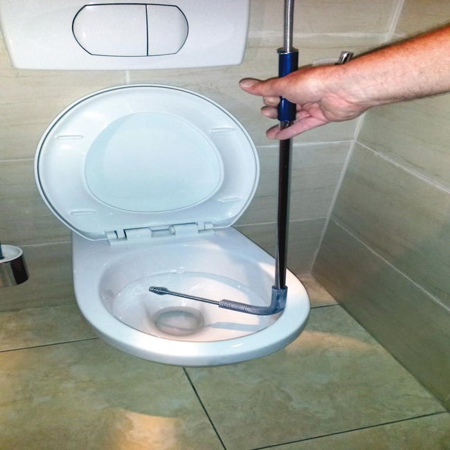 Déboucheur Canalisation WC - Déboucheur toilette à manivelle avec