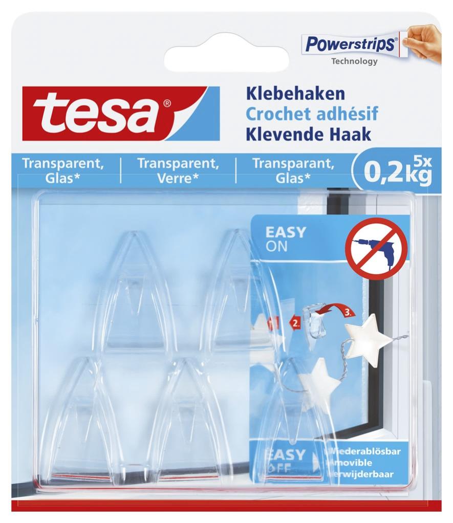 Lot De 5 Crochets à Ventouse Transparents - Support 5kg - Pour Salle De Bain, Cuisine, Verre - 3