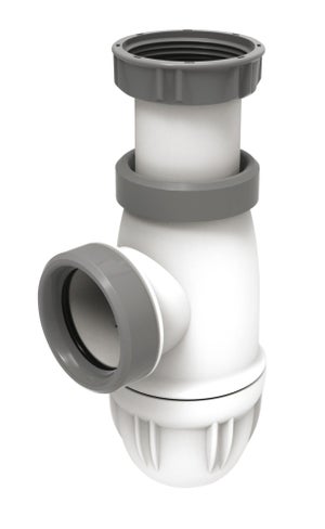 Siphon de lavabo à joints intégrés réglable 39 à 98mm