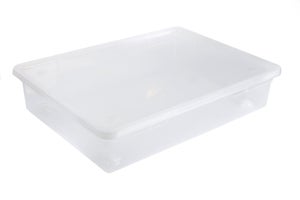 IRIS OHYAMA Lot de 2 boites de rangement sous lit Modular Clear Box MCB-UB  - Plastique - 35 L - 80 x 40 x 16 cm - Transparent
