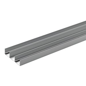 Kit SLID'UP 210 aluminium anodisé naturel pour 3 portes de placard