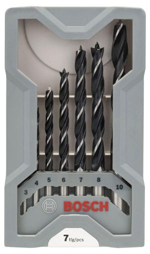 2608577141, Coffret de forets à béton Foret de maçonnerie Bosch Pointes au  carbure de tungstène 3mm à 8mm, 8 pièces