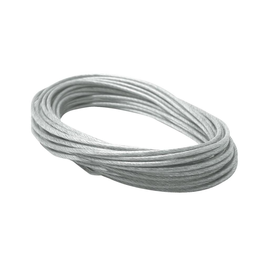 Câble de tension isolé pour câble, métal gris 12 m, PAULMANN