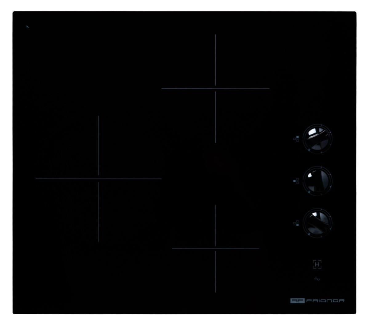 Plaque vitrocéramique 3 foyers, noir, FRIONOR PVM583