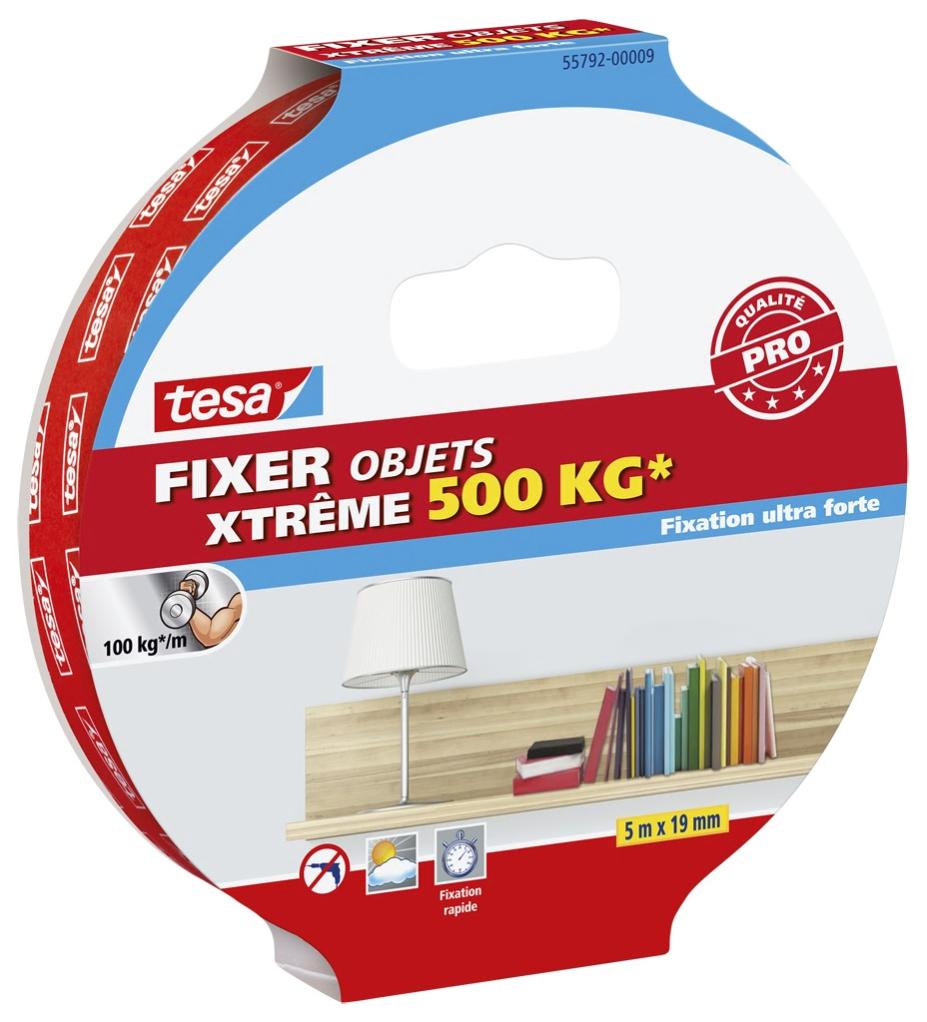 Ruban Adhésif Double Face Folia 5mm X 18m - Transparent - Pour Collage Pierres, Déco