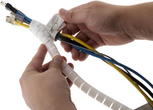 Gaine Cable Informatique 3 Mètre Φ12-20mm Souple Ajustable, Range