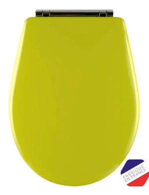 Abattant WC vert d'O F/Chute 18'' thermodur uv4 | Sanifer