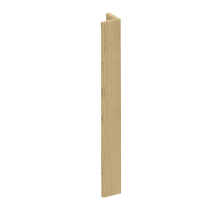 Caisson de cuisine meuble bas d'angle DELINIA ID, blanc H.76.8 x l.106 x  P.58 cm