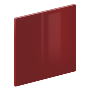 Façade de tiroir de cuisine Sevilla rouge brillant H.38.1 x l.39.7 cm