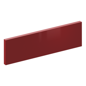 Façade de tiroir de cuisine Sevilla rouge brillant H.12.5 x l.44.7 cm