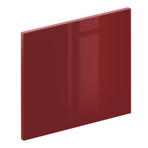 Façade de tiroir de cuisine Sevilla rouge brillant H.38.1 x l.44.7 cm