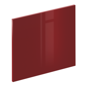 Façade de tiroir de cuisine Sevilla rouge brillant H.50.9 x l.59.7 cm