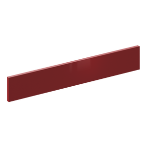Façade de tiroir de cuisine Sevilla rouge brillant H.12.5 x l.79.7 cm