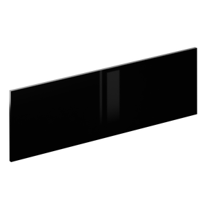 Façade de tiroir de cuisine Sevilla noir brillant H.38.1 x l.119.7 cm