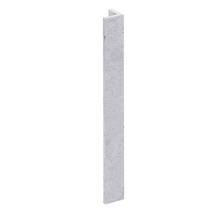 Fileur d'angle Berlin effet béton, DELINIA ID H.76.8 x l.90 cm