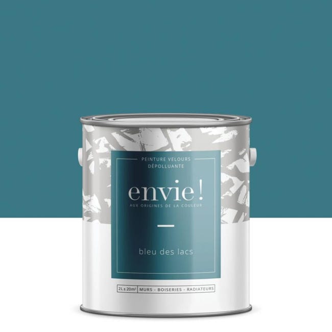 Peinture Depolluante Mur Boiserie Radiateur Envie Bleu Des Lacs Velours 2 L Leroy Merlin Peinture Depolluante Mur Boiserie Radiateur Envie Bleu Des Lacs Velours 2 L Leroy Merlin
