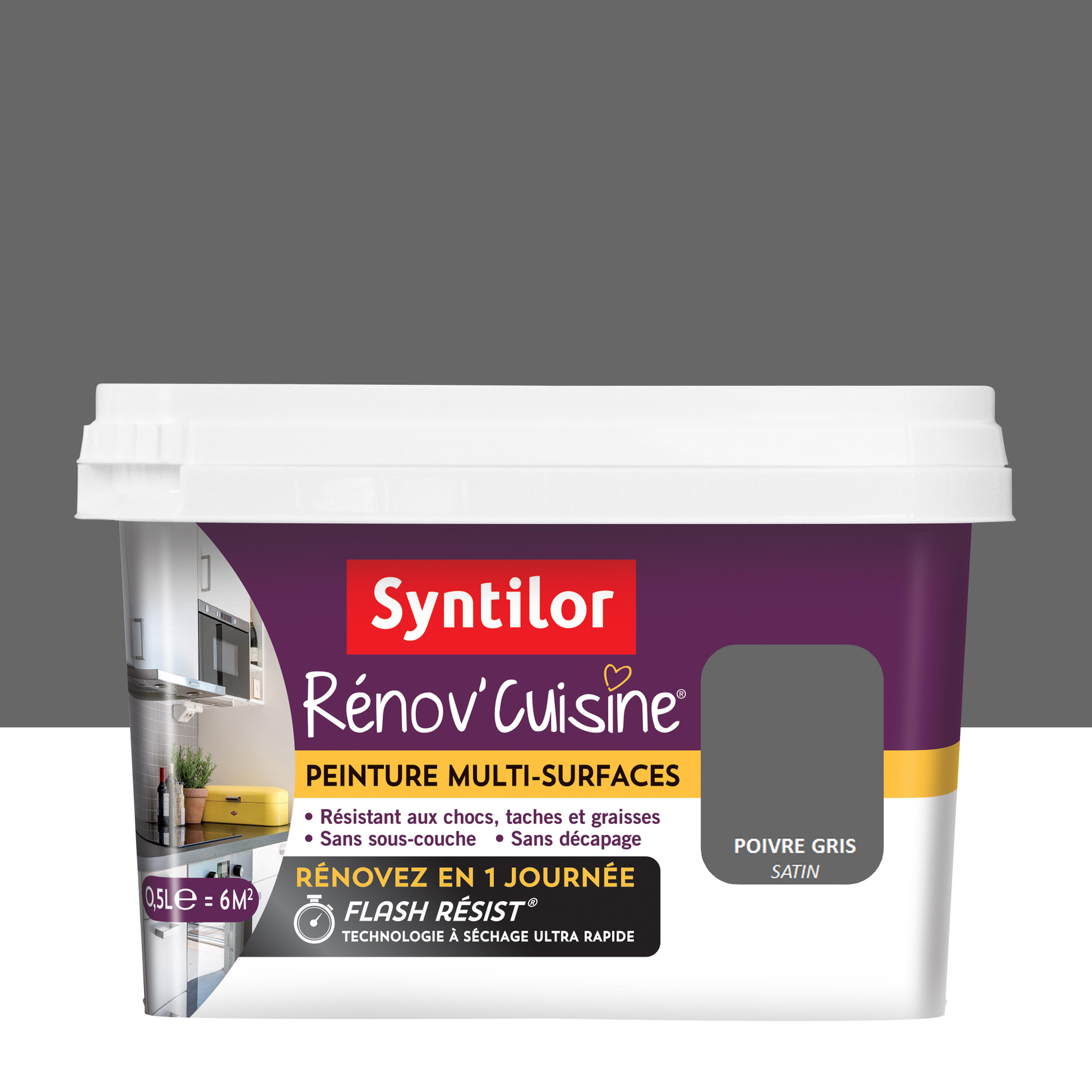 Résine de protection renov'cuisine SYNTILOR 0,5L - Sèni Color