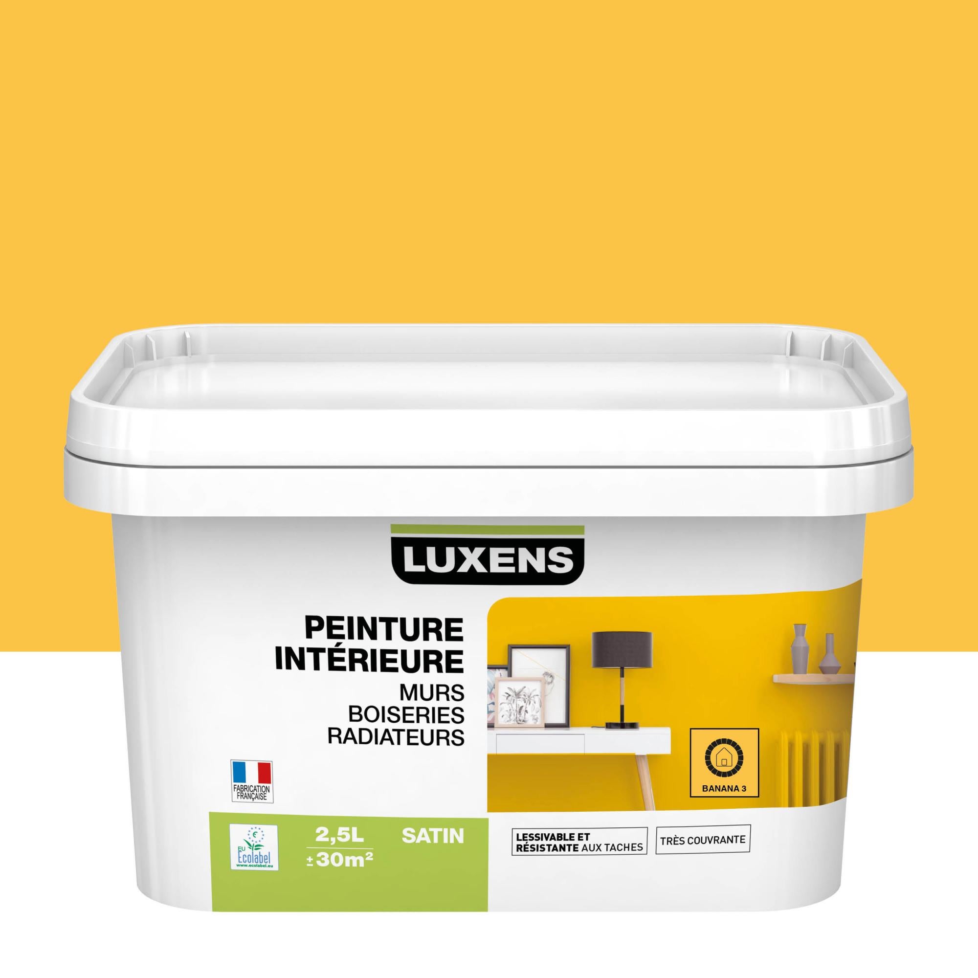 Peinture mur, boiserie, radiateur laguna 2 velours LUXENS , 2.5L