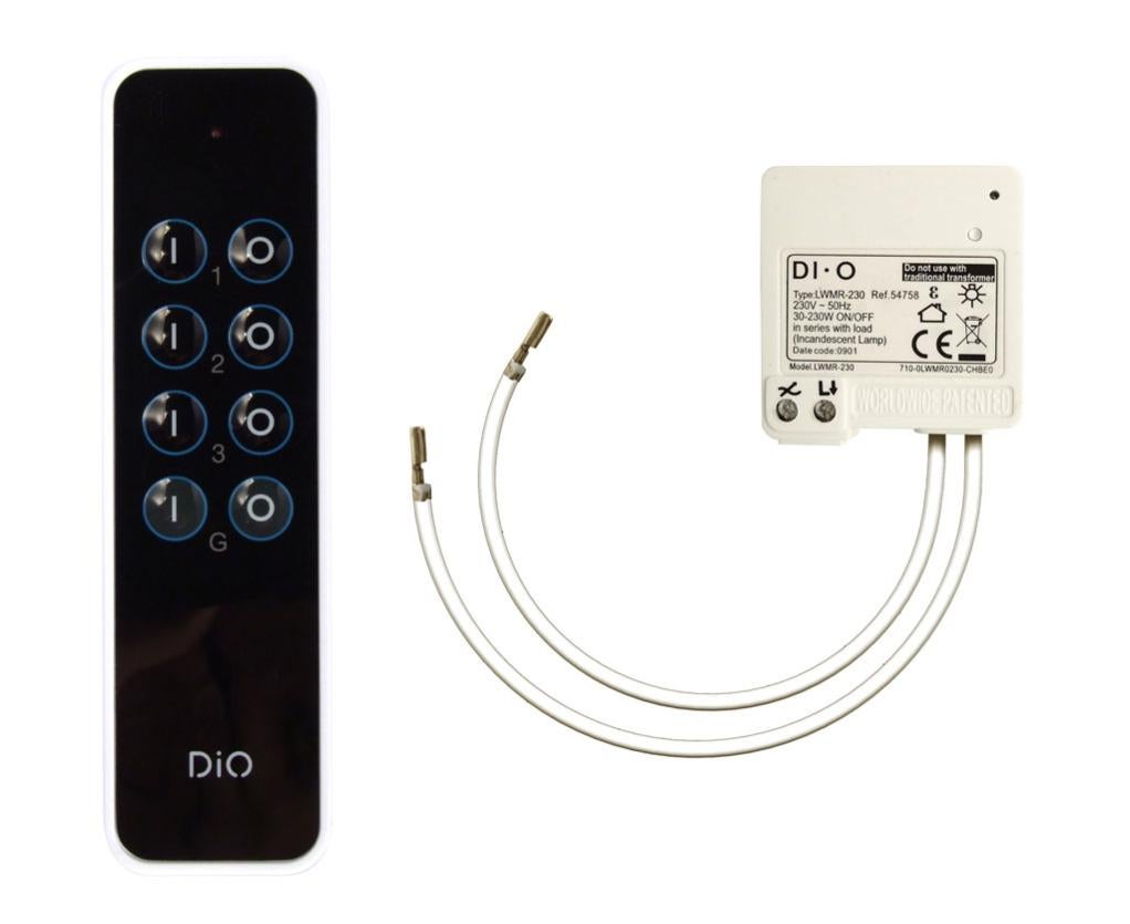 Interrupteur sans fil + module éclairage on/off 1000W Dio - Enki