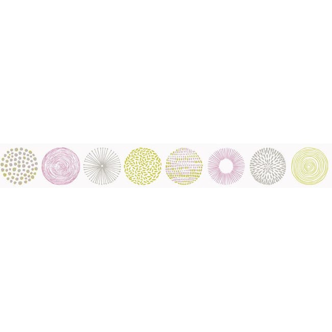 Frise Papier Pretty Lili Ronds Graphiques Rose Vert Leroy Merlin Frise Papier Pretty Lili Ronds Graphiques Rose Vert Leroy Merlin